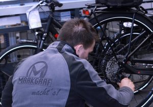 Der Fahrradladen Markgraf Schwerte-Geisecke muss lange auf Ersatzteile warten.