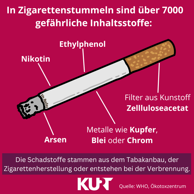 Inhaltsstoffe Zigarette