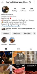 Screenshot der Instagram-Seite von Christian Schlichtmann