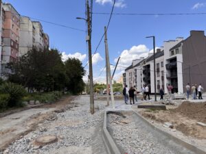 Bilder aus Schytomyr: Aufbau neuer Wohnkomplexe.